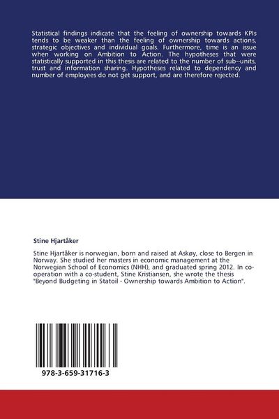 Produktbild: Beyond Budgeting in Statoil - Ownership towards Ambition to Action