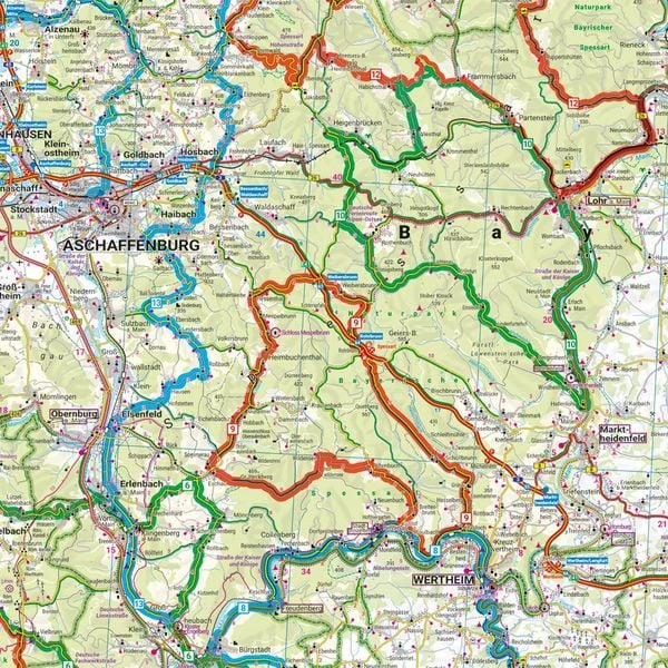 Produktbild: Spessart, Motorradkarte 1:200.000, freytag & berndt