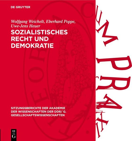 Produktbild: Sozialistisches Recht und Demokratie