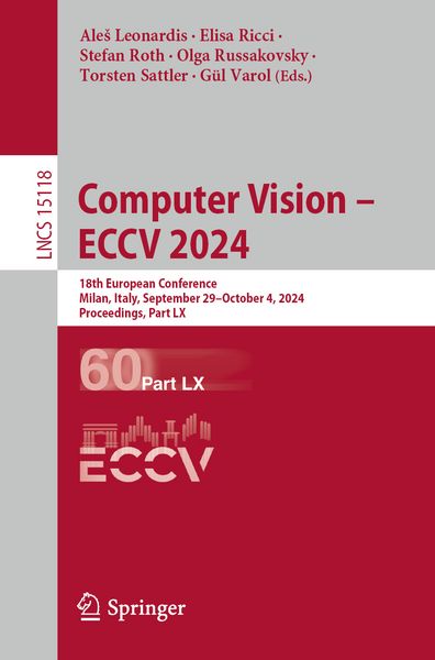 Produktbild: Computer Vision &ndash; ECCV 2024