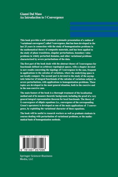 Produktbild: An Introduction to &Gamma;-Convergence