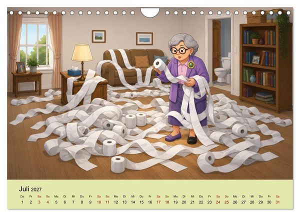 Produktbild: Die wunderbare Welt der Oma (Wandkalender 2027 DIN A4 quer), CALVENDO Monatskalender
