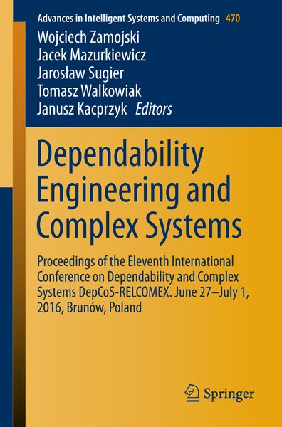 Produktbild: Dependability Engineering and Complex Systems