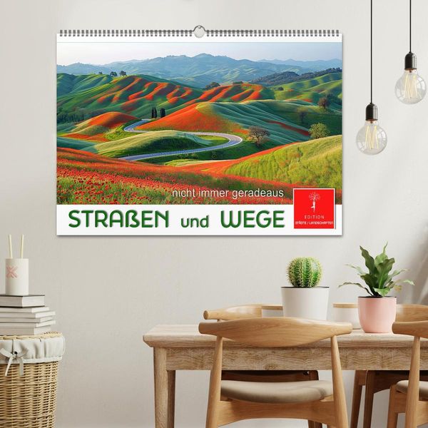 Produktbild: Stra&szlig;en und Wege (Wandkalender 2026 DIN A2 quer), CALVENDO Monatskalender