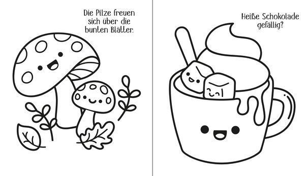 Produktbild: Kleine Kreativ-Werkstatt - Ganz einfach ganz viel ausmalen: Bunter Herbst