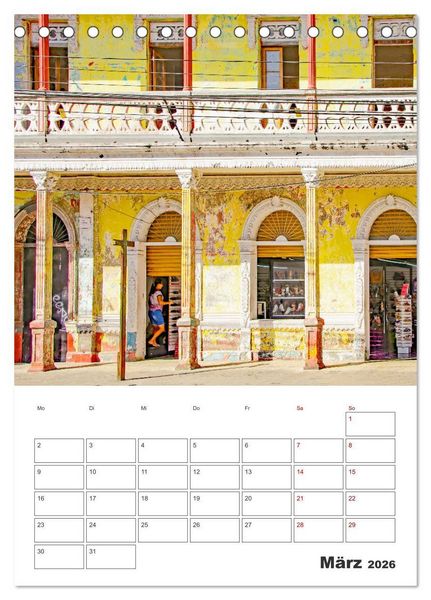 Produktbild: Reise durch Mittelamerika - Urlaubsplaner (Tischkalender 2026 DIN A5 hoch), CALVENDO Monatskalender