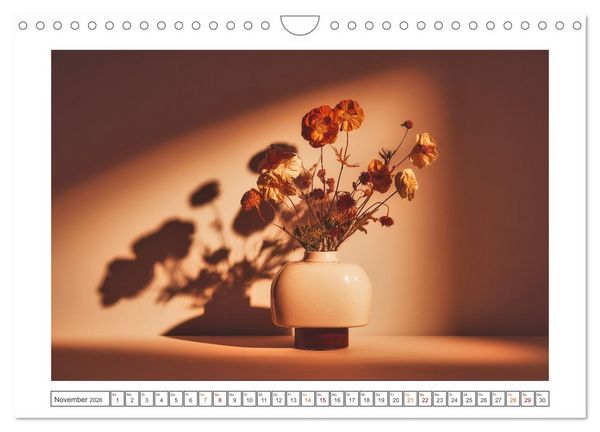 Produktbild: Bl&uuml;ten der Zeit (Wandkalender 2026 DIN A4 quer), CALVENDO Monatskalender