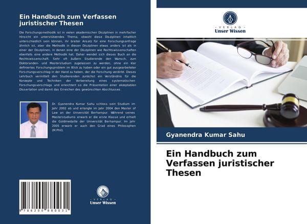 Produktbild: Ein Handbuch zum Verfassen juristischer Thesen