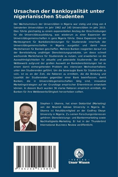 Produktbild: Ursachen der Bankloyalit&auml;t unter nigerianischen Studenten