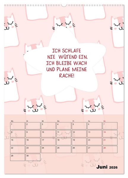 Produktbild: K&ouml;nigin &uuml;ber alles! Typokalender f&uuml;r starke Frauen (hochwertiger Premium Wandkalender 2026 DIN A2 hoch), Kunstdruck in Hochglanz