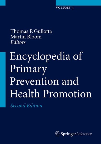 Produktbild: Encyclopedia of Primary Prevention and Health Promotion