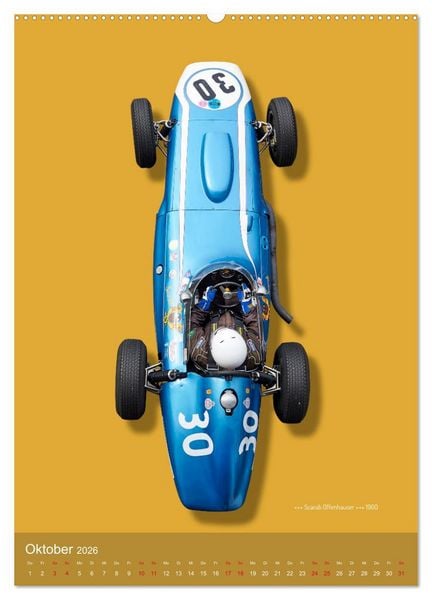 Produktbild: Legenden des Rennsports, Historic Grand Prix Cars 1925-1960 (hochwertiger Premium Wandkalender 2026 DIN A2 hoch), Kunstdruck in Hochglanz