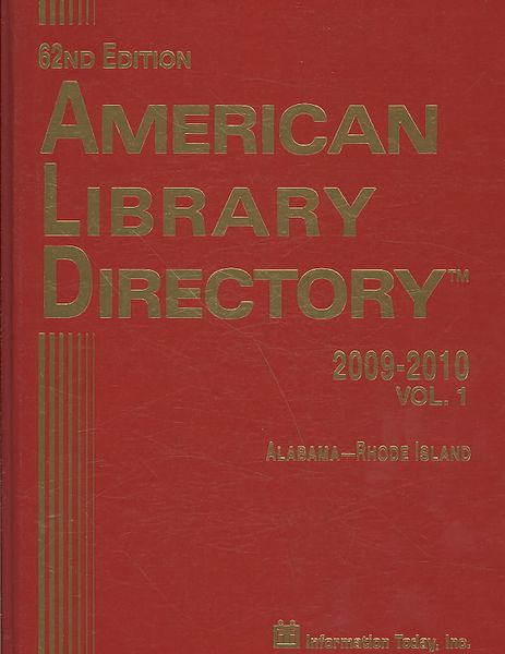 Produktbild: American Library Directory