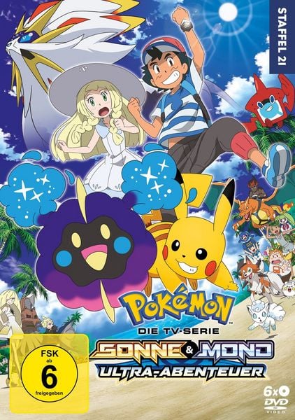 Produktbild: Pokémon - Die TV-Serie: Sonne und Mond Ultra-Abenteuer - Staffel 21 [6 DVDs]