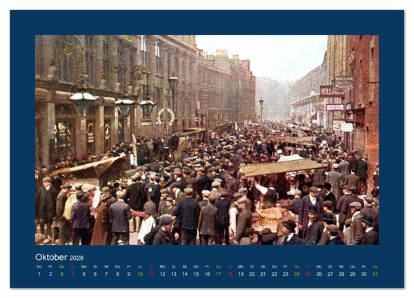 Produktbild: Historisches London von 1888 bis 1918 (Wandkalender 2026 DIN A3 quer), CALVENDO Monatskalender