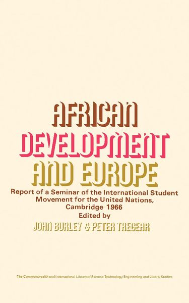Produktbild: African Development and Europe