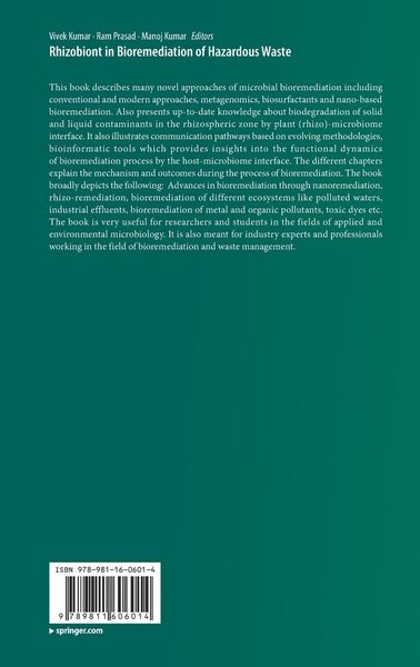 Produktbild: Rhizobiont in Bioremediation of Hazardous Waste