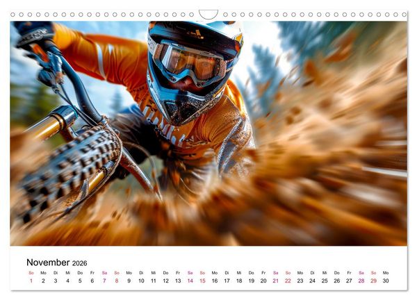Produktbild: Mountainbike Erlebnisse (Wandkalender 2026 DIN A3 quer), CALVENDO Monatskalender