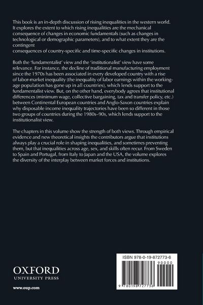 Produktbild: The Economies of Rising Inequalities