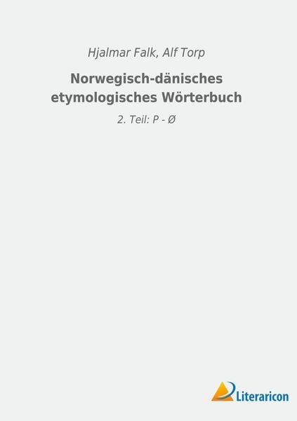 Produktbild: Norwegisch-d&auml;nisches etymologisches W&ouml;rterbuch