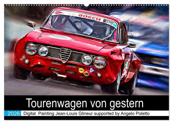 Produktbild: Tourenwagen von gestern (Wandkalender 2026 DIN A2 quer), CALVENDO Monatskalender