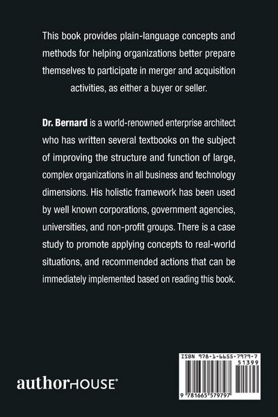 Produktbild: Holistic Enterprise Architecture for Mergers and Acquisitions