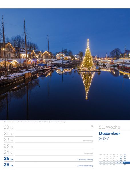 Produktbild: Am Meer Wochenplaner Kalender 2027