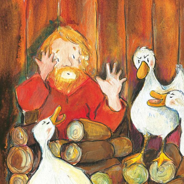 Produktbild: Martin und die Gänse. Die Geschichte von St. Martin. Mini-Bilderbuch. Paket mit 50 Exemplaren zum Vorteilspreis