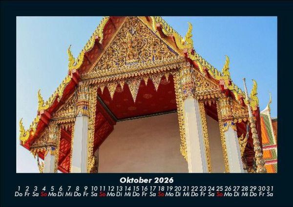 Produktbild: Tempel 2026 Fotokalender DIN A5