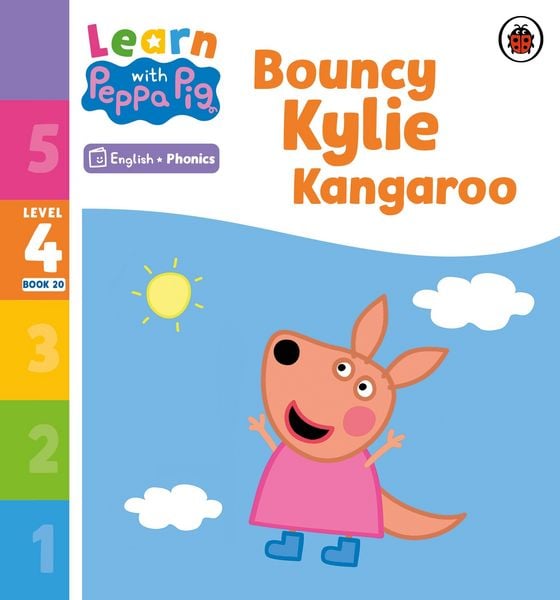 Produktbild: Learn with Peppa Phonics Level 4 Book 20 - Bouncy Kylie Kangaroo (Phonics Reader)