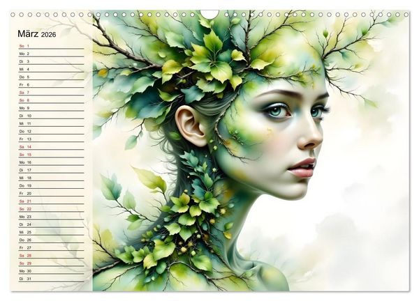 Produktbild: Waldgeborene Eleganz (Wandkalender 2026 DIN A3 quer), CALVENDO Monatskalender