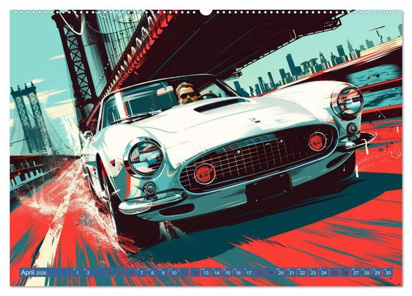 Produktbild: Speed Symphony (hochwertiger Premium Wandkalender 2026 DIN A2 quer), Kunstdruck in Hochglanz