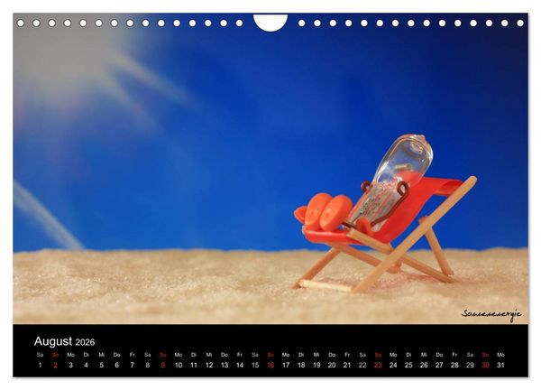 Produktbild: Bernie Blitz - Eine Birne sucht Erleuchtung (Wandkalender 2026 DIN A4 quer), CALVENDO Monatskalender