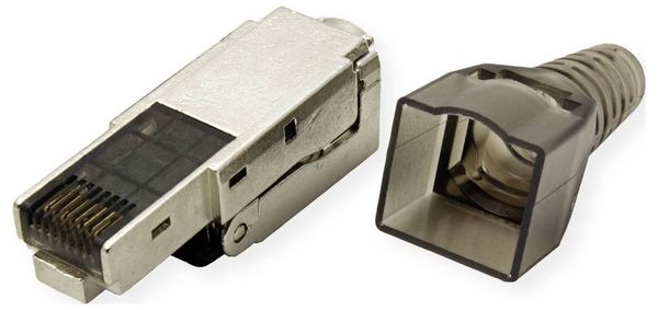 Produktbild: Value 26.99.0371 VALUE feldkonfektionierbarer RJ-45 Stecker Kat.6 (Class E), STP 26.99.0371 Silber 1 St.