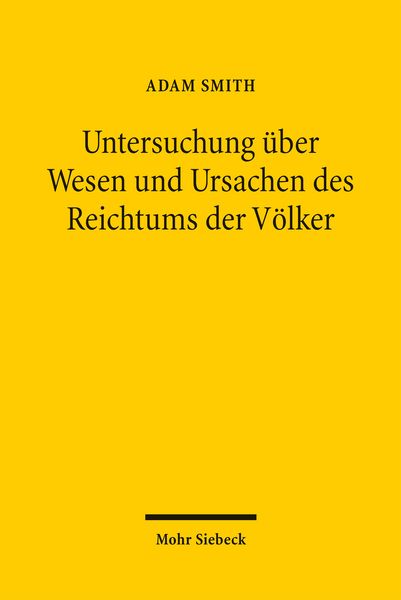 Produktbild: Untersuchung &uuml;ber Wesen und Ursachen des Reichtums der V&ouml;lker