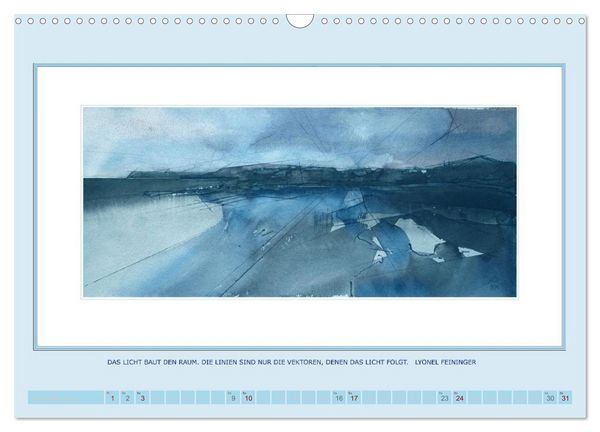 Produktbild: Licht und Linie (Wandkalender 2027 DIN A3 quer), CALVENDO Monatskalender