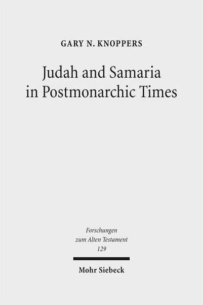 Produktbild: Judah and Samaria in Postmonarchic Times