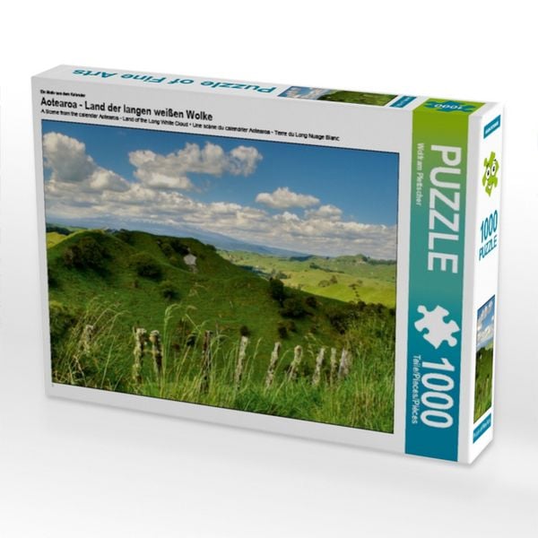 Produktbild: CALVENDO Puzzle Ein Motiv aus dem Kalender Aotearoa - Land der langen wei&szlig;en Wolke | 1000 Teile Lege-Gr&ouml;&szlig;e 64x48cm Foto-Puzzle f&uuml;r gl&uuml;ckliche Stunden