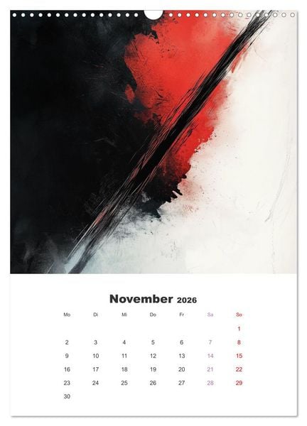 Produktbild: Abstrakte KI-Kunstwerke - Farbenfrohe Kunstmomente f&uuml;r das ganze Jahr (Wandkalender 2026 DIN A3 hoch), CALVENDO Monatskalender