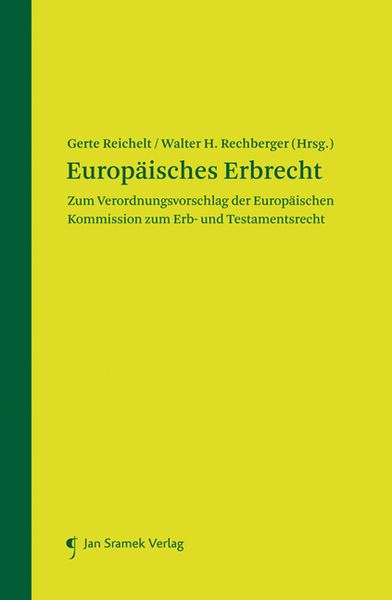 Produktbild: Europ&auml;isches Erbrecht