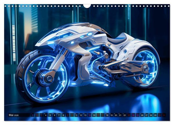 Produktbild: Dream Bikes - Motorr&auml;der aus der Zukunft (Wandkalender 2026 DIN A3 quer), CALVENDO Monatskalender