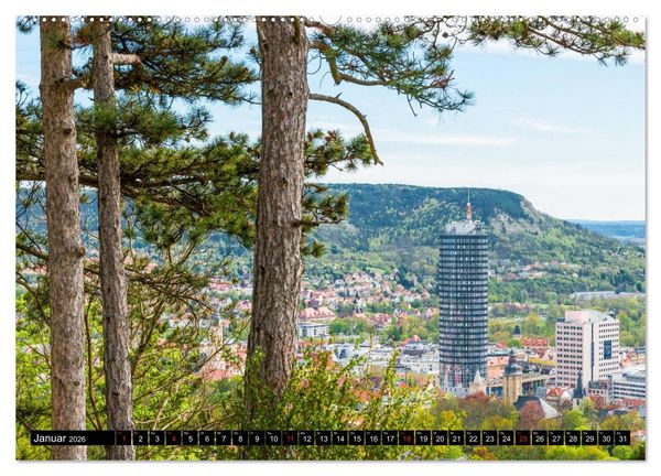 Produktbild: Jena und Umgebung - Von Jena bis Dornburg (Wandkalender 2026 DIN A2 quer), CALVENDO Monatskalender
