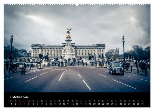 Produktbild: London an der Themse (Wandkalender 2026 DIN A2 quer), CALVENDO Monatskalender