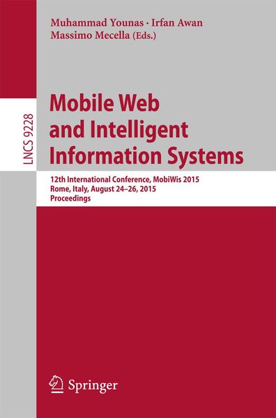 Produktbild: Mobile Web and Intelligent Information Systems