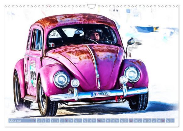 Produktbild: Rallye-Klassiker auf Eis (Wandkalender 2026 DIN A3 quer), CALVENDO Monatskalender