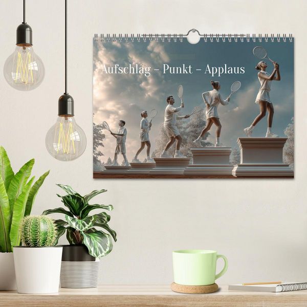 Produktbild: Aufschlag &ndash; Punkt &ndash; Applaus (Wandkalender 2026 DIN A4 quer), CALVENDO Monatskalender