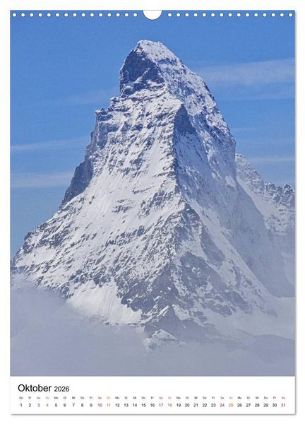 Produktbild: Horu Matterhorn im Hochformat (Wandkalender 2026 DIN A3 hoch), CALVENDO Monatskalender