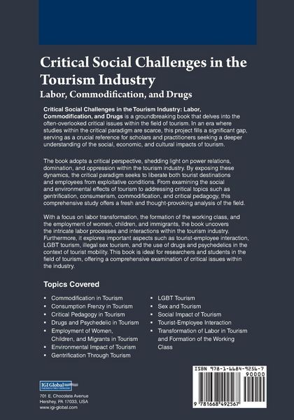 Produktbild: Critical Social Challenges in the Tourism Industry