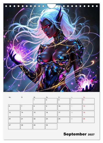 Produktbild: Herrscherinnen der Galaxien (Wandkalender 2027 DIN A4 hoch), CALVENDO Monatskalender