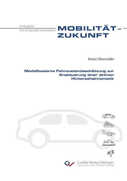Produktbild: Modellbasierte Fahrzustandssch&auml;tzung zur Ansteuerung einer aktiven Hinterachskinematik